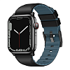 Ремешок Uniq Linus для Apple Watch 44/45/49 мм, силикон, синий 807444